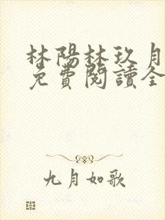 林阳林玖月小说免费阅读全文无弹窗