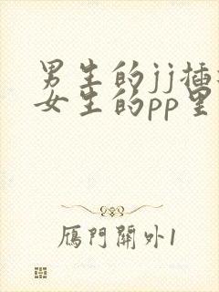 男生的jj插进女生的pp里