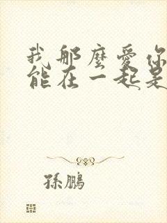 我那么爱你却不能在一起是什么歌