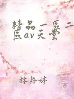 精品一区二区三区av天堂