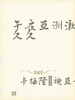 午夜亚洲激情久久久