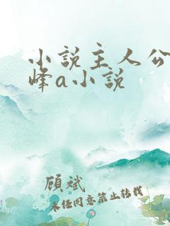 小说主人公叫秦峰a小说