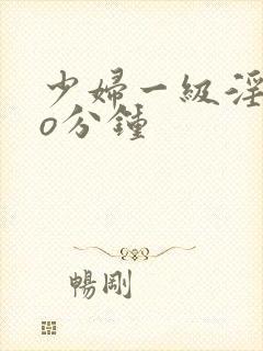 少妇一级淫片6o分钟