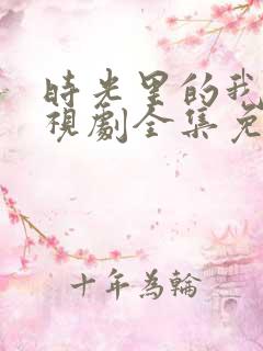 时光里的我们电视剧全集免费观看