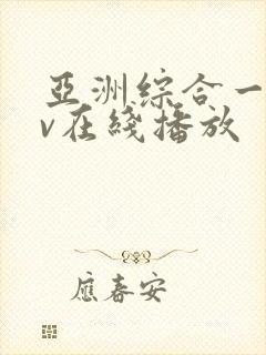 亚洲综合一区av在线播放