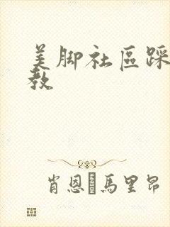 美脚社区踩踏调教