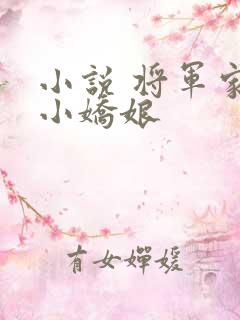 小说 将军家的小娇娘