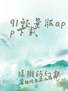 91轻量版app下载