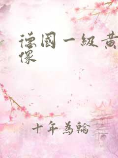 德国一级黄色录像