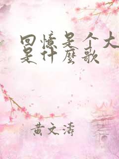 回忆是个大问题是什么歌