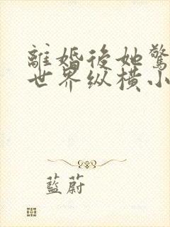 离婚后她惊艳了世界纵横小说