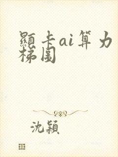 显卡ai算力天梯图