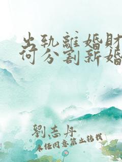 出轨离婚财产如何分割新婚姻法