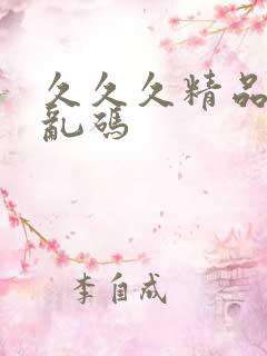 久久久精品国产乱码