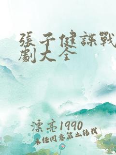 张子健谍战电视剧大全