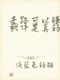 走路可以赚钱的软件是真的吗