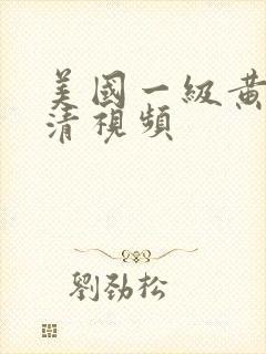 美国一级黄色高清视频