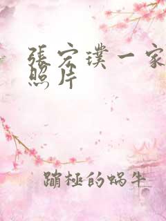 张宏璞一家三口照片