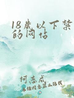 18岁以下禁止的网站