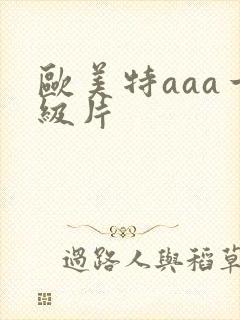 欧美特aaa一级片