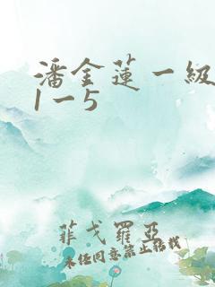 潘金莲一级淫片1一5