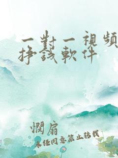 一对一视频聊天挣钱软件