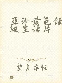 亚洲黄色录像特级生活片