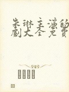 朱琳主演的电视剧大全免费观看