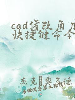 cad修改角度快捷键命令