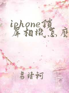 iphone锁屏相机怎么取消