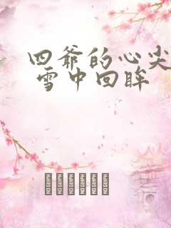 四爷的心尖宠妃 雪中回眸