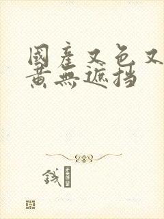 国产又色又爽又黄无遮挡