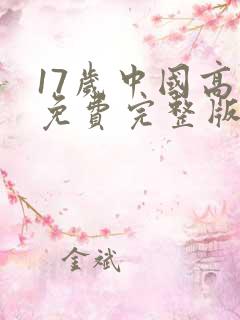 17岁中国高清免费完整版观看