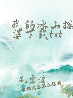 我的冰山总裁老婆下载txt