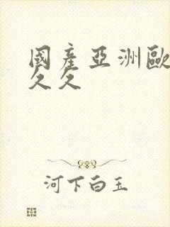 国产亚洲欧美久久久