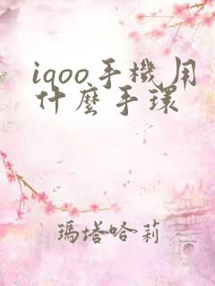 iqoo手机用什么手环