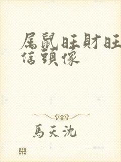 属鼠旺财旺运微信头像