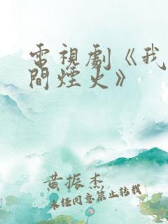 电视剧《我的人间烟火》