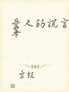 爱人的谎言易正华