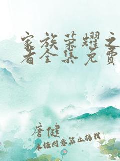 家族荣耀之继承者全集免费观看免费