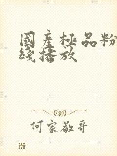 国产极品粉嫩在线播放