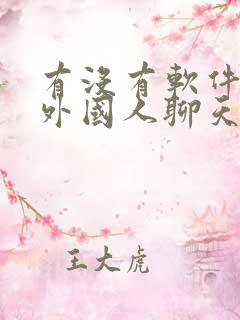 有没有软件能和外国人聊天