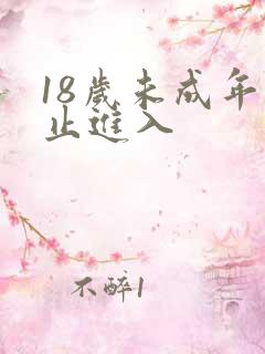 18岁未成年禁止进入