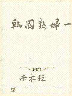 韩国熟妇一级