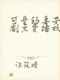 可爱的妻子电视剧免费播放