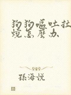 狗狗呕吐拉稀发烧怎么办