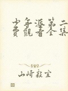 少年派第二季免费观看全集