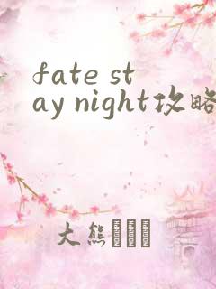 fate stay night攻略图