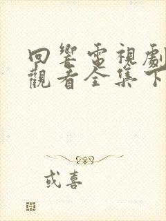 回响电视剧免费观看全集下载