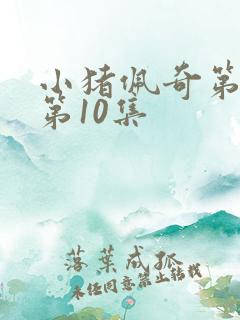 小猪佩奇第十季第10集